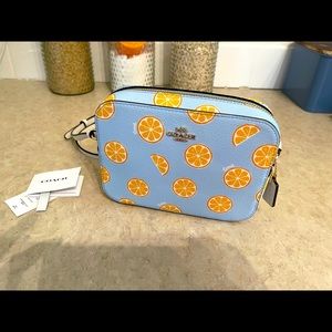 NWT Coach Orange Slice Camera Bag/Crossbody